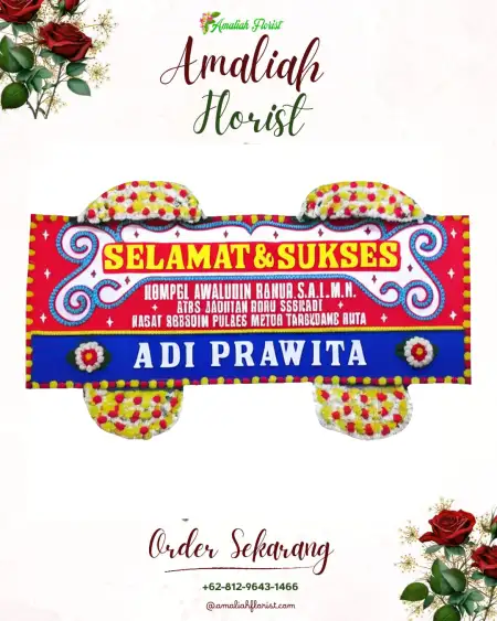 Papan Bunga Ucapan Selamat Sindangpakuon